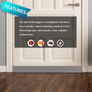 One Sided Door Draft Stopper