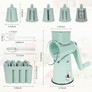 5-in-1 Rotary Grater