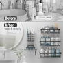 Bathroom Shelf Organizer Set