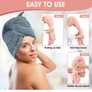 Large Microfiber Hair Towel