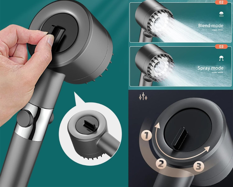 3 Spray Mode Shower