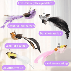 4-in-1 Cat Feather Toy