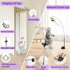 4-in-1 Cat Feather Toy