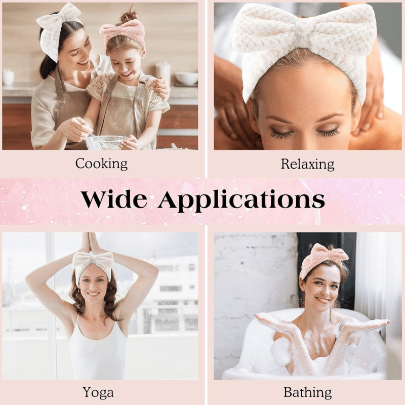 Skincare Headband Wristband Set