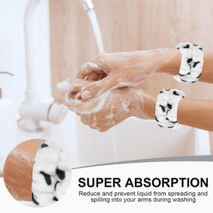 Skincare Headband Wristband Set