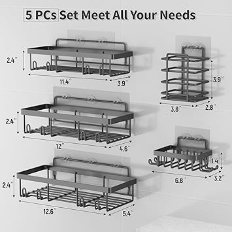 Bathroom Shelf Organizer Set