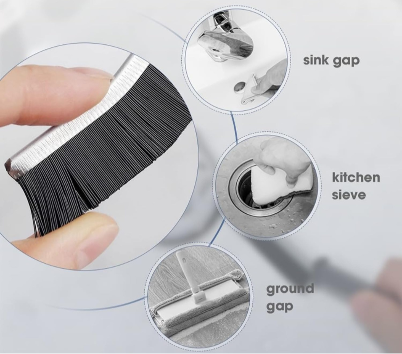 Hard Bristle Crevice Brush