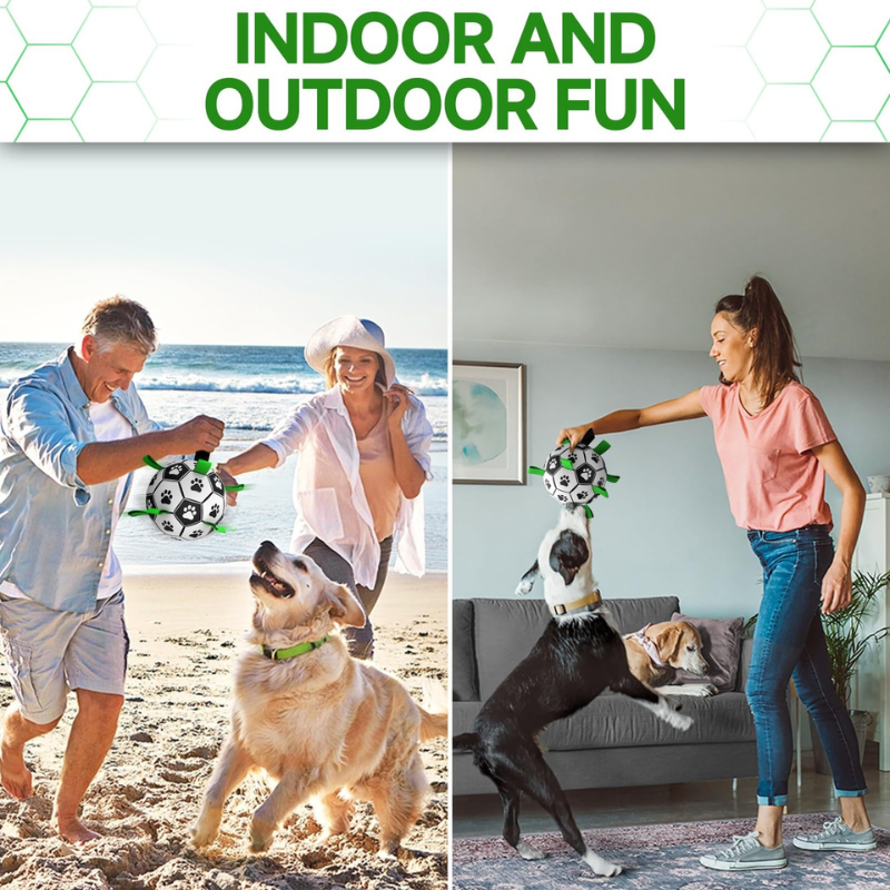 Indestructible Dog Ball 10-Inch