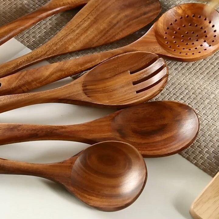 6-Piece Wooden Spoons
