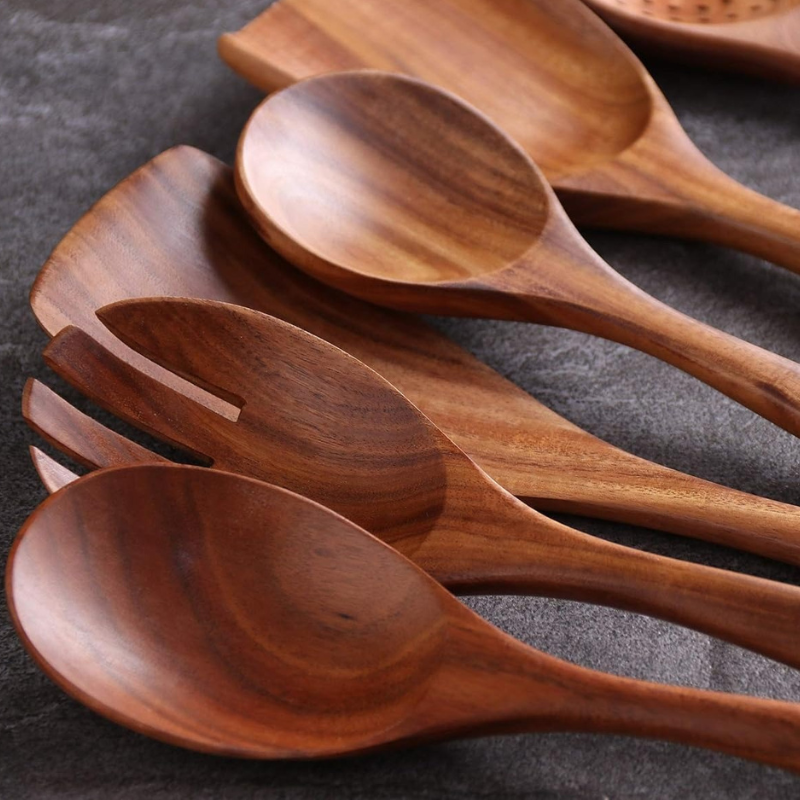 6-Piece Wooden Spoons