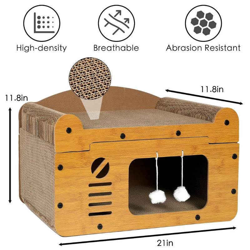 Extra-Large Cardboard Cat House