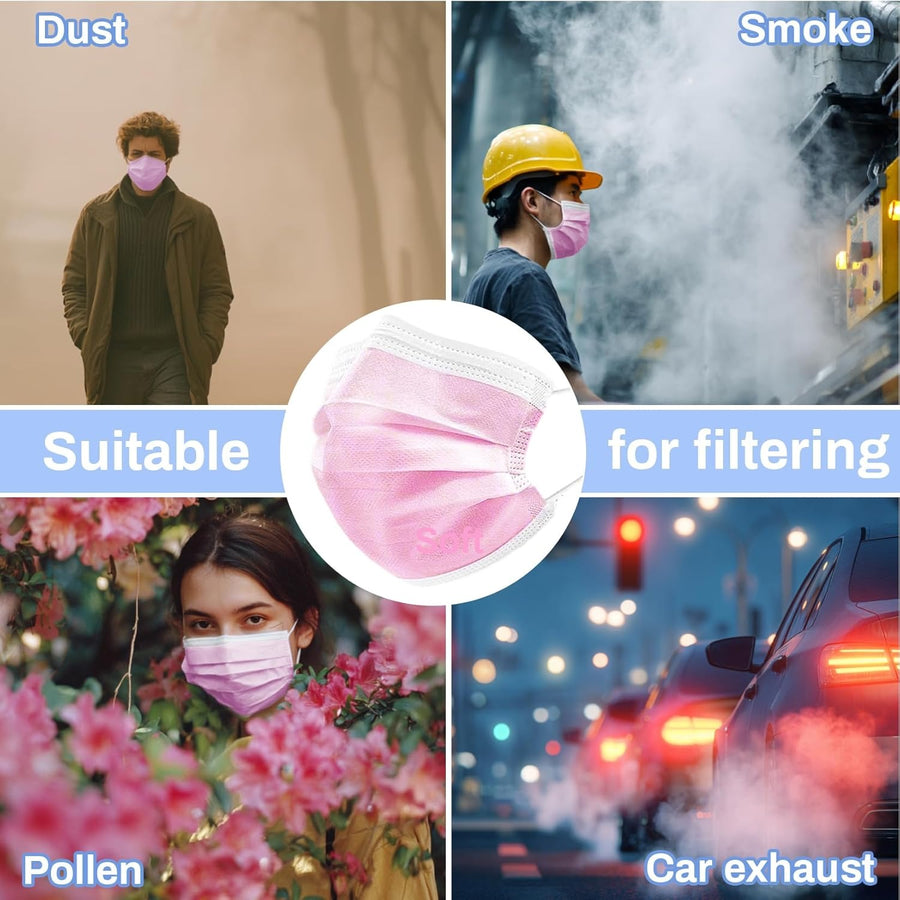 Black Disposable Face Mask